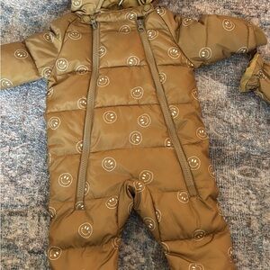 Brown Smiley Kids One Piece